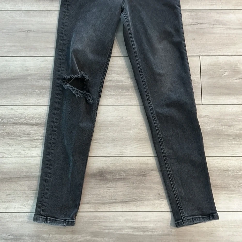Free People We the Free black skinny jeans size 26 button fly